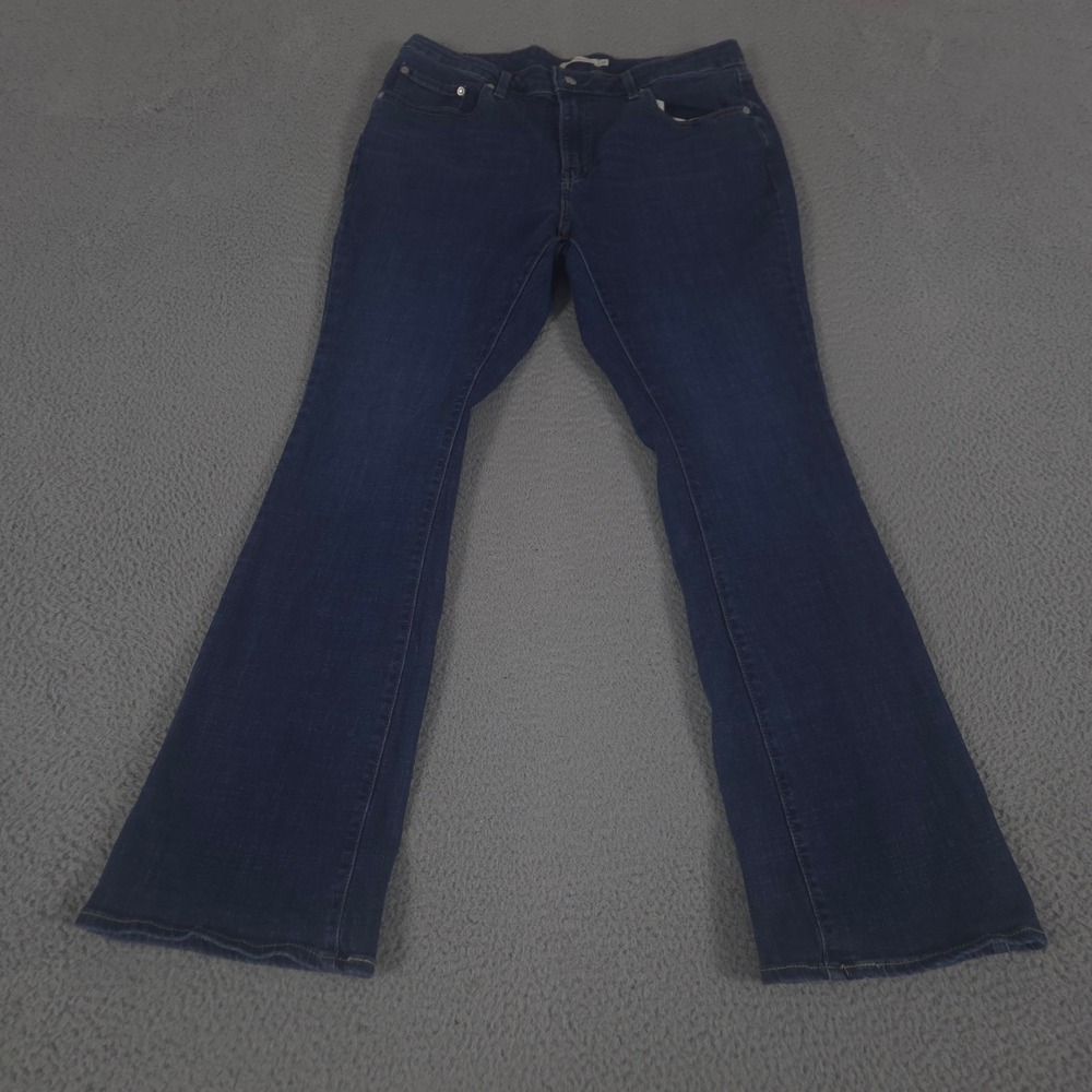Levi's Jeans Womens‎ 34 Blue 725 High Rise Bootcut Stretch Denim Dark Wash